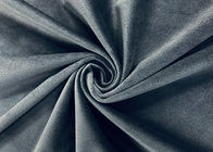 Miękka 100-procentowa tkanina poliestrowa Micro Velvet 240GSM na tekstylia domowe w kolorze szarym
